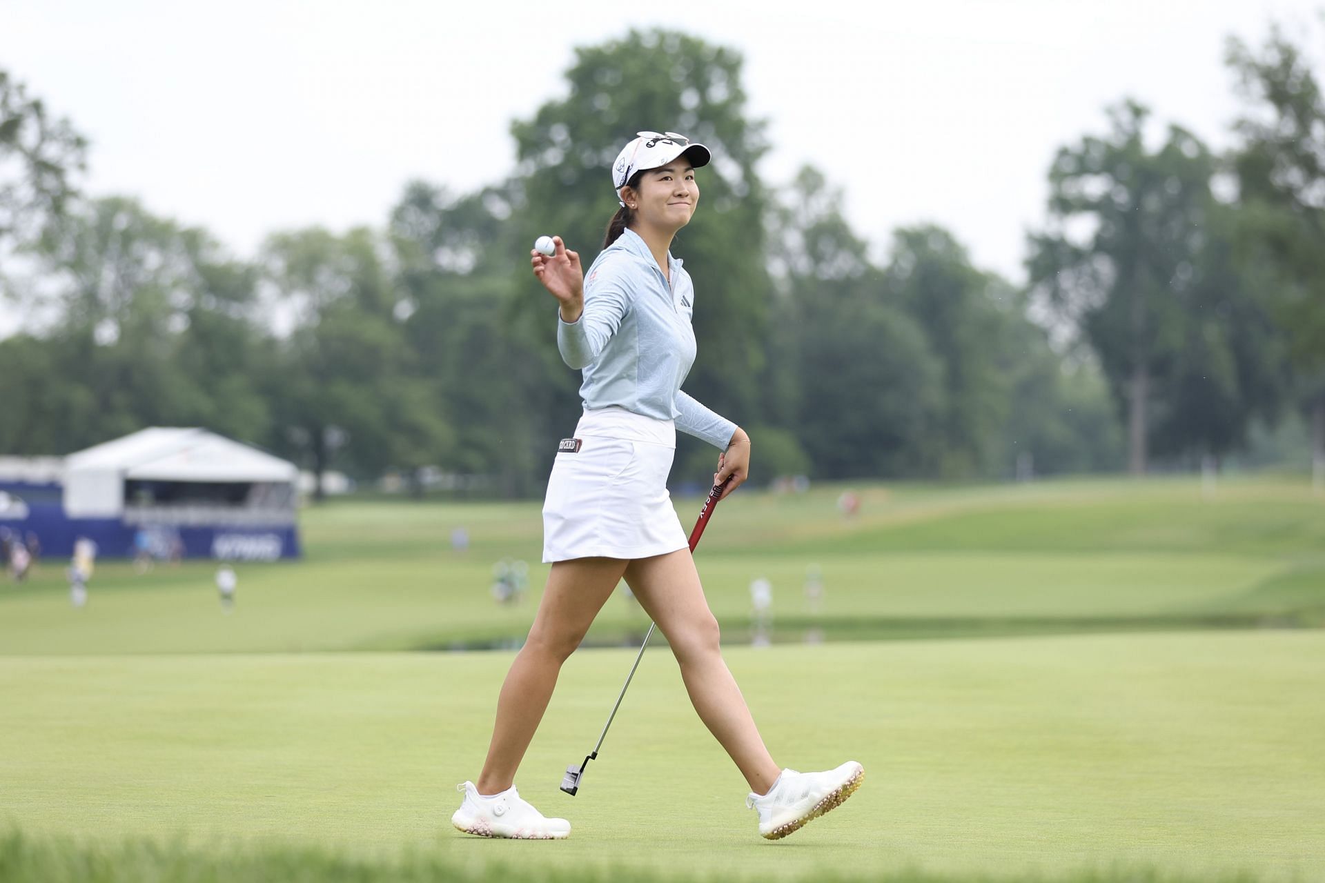 Another great performance for Rose Zhang at the 2023 KPMG Women&#039;s PGA Championship (Image via Getty).