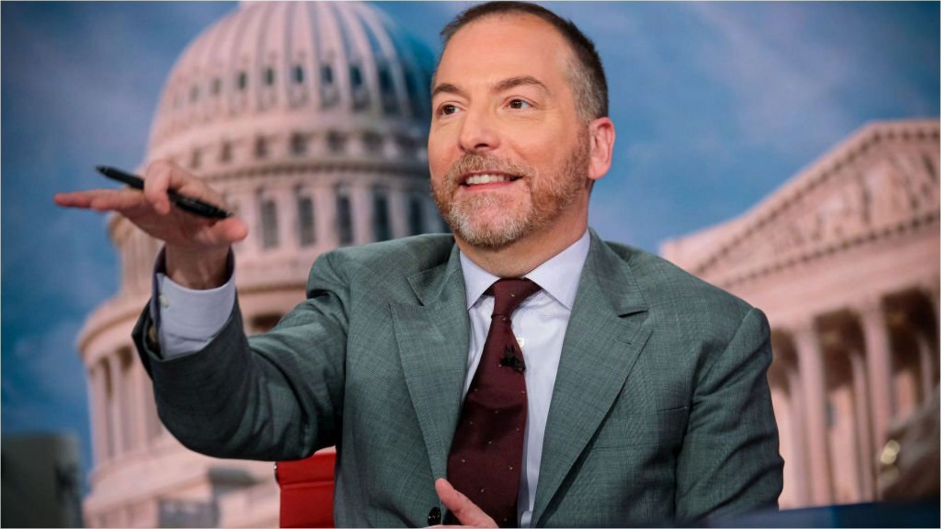 Chuck Todd has stepped down as the host of Meet the Press (Image via William B. Plowman/Getty Images)