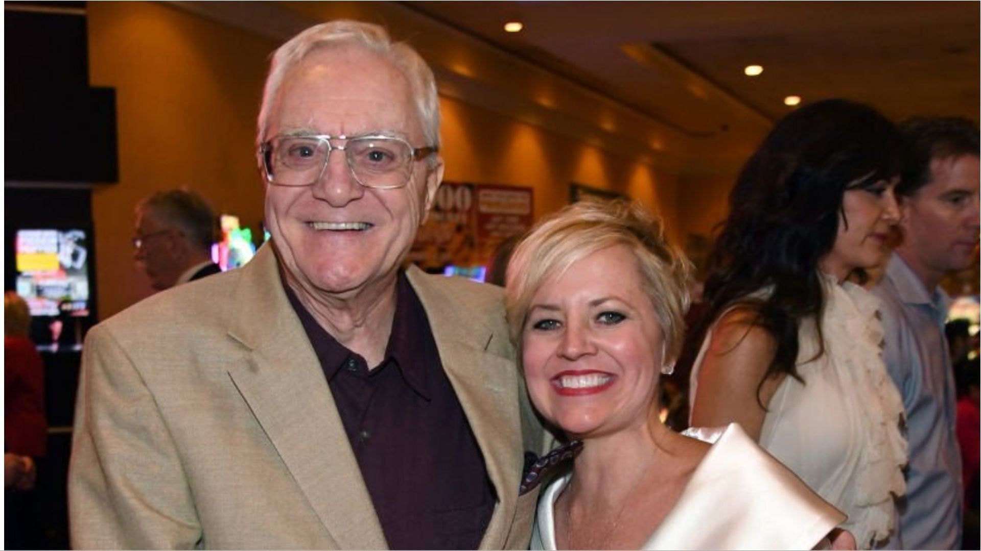 Pat Cooper and Emily Conner at the South Point Hotel &amp; Casino (Image via Ethan Miller/Getty Images)