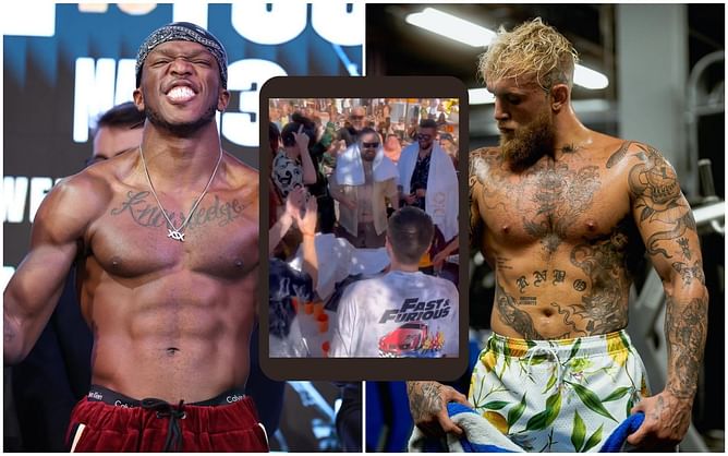 WATCH: KSI and the Sidemen dance to 'F*ck Jake Paul' chants in Ibiza