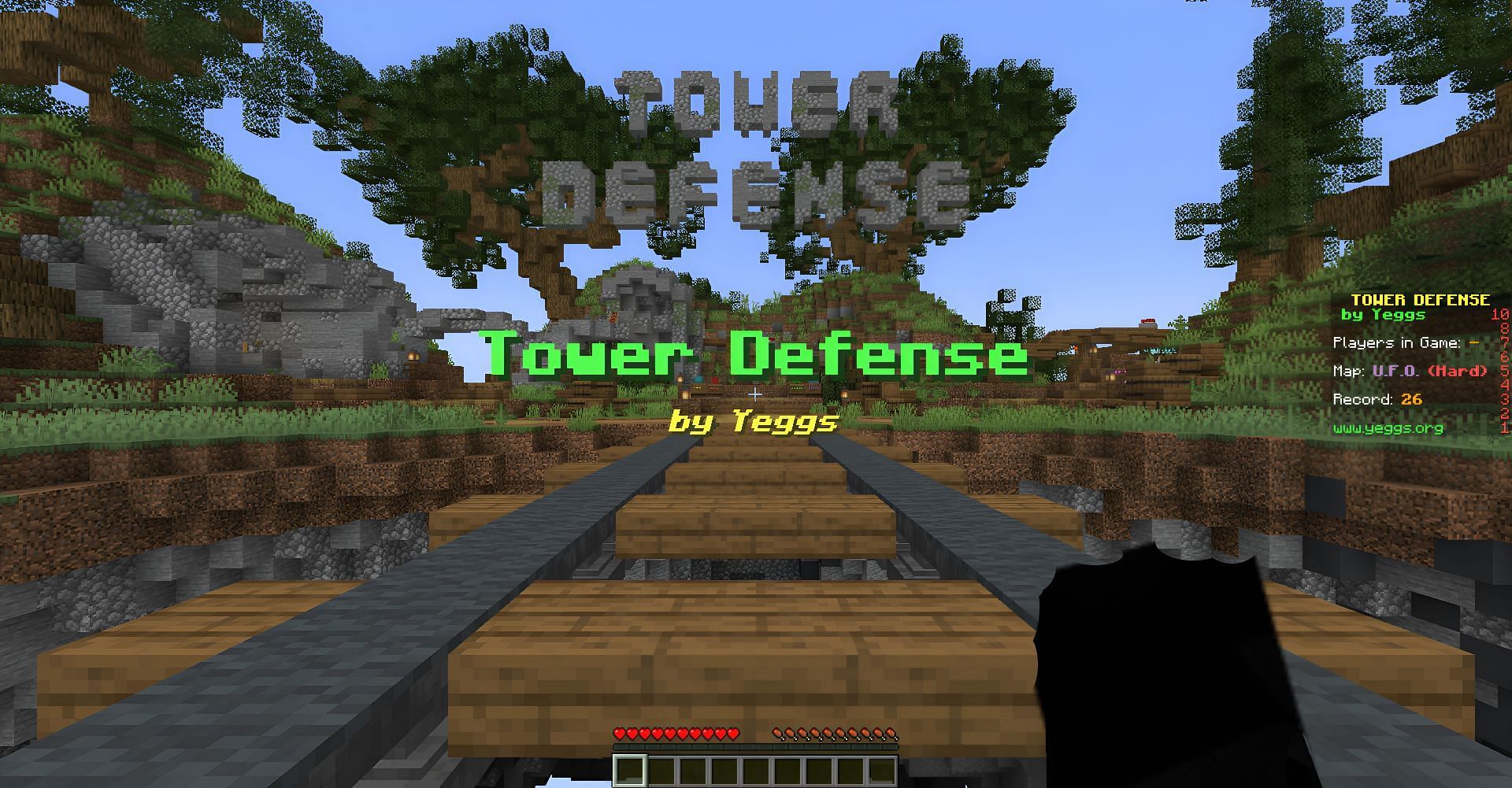 Yeggs is an excellent Tower Defense server (Image via Mojang)