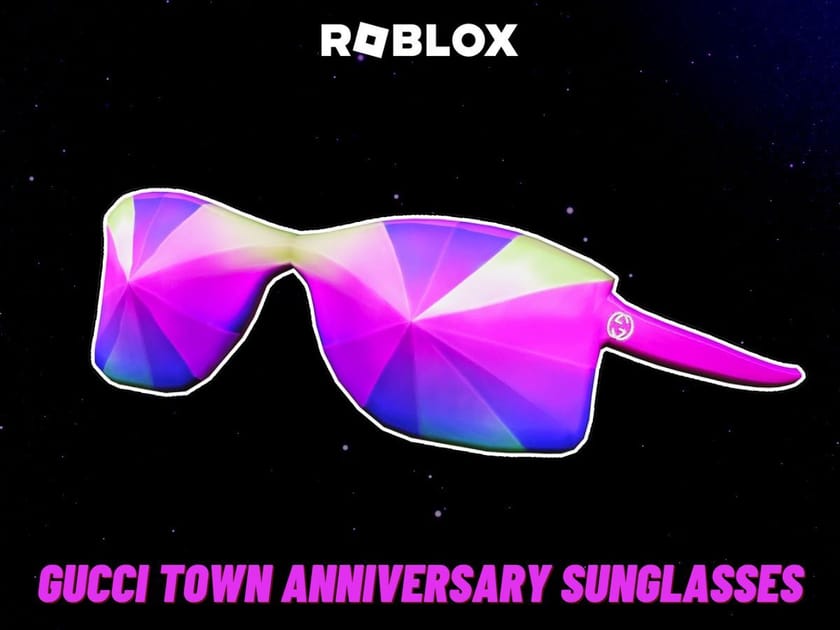 How to get the Gucci Town Anniversary Sunglasses in Roblox Gucci Town?