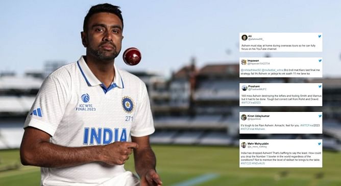 "How can you drop the Number 1 bowler in the world?" - Fans erupt as Team India drops Ravichandran Ashwin from WTC 2023 final