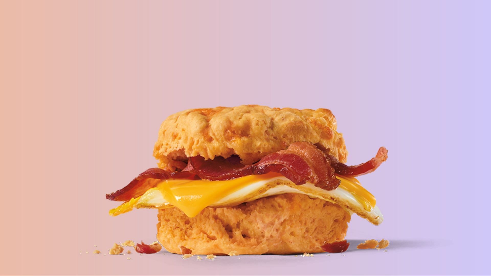 Bacon Cheddar Biscuit Breakfast Sandwich (Image via Jack in the Box)