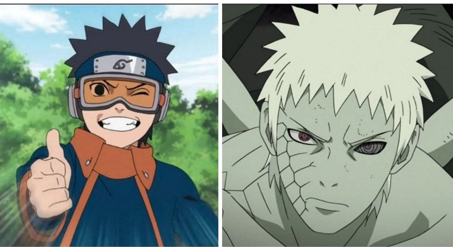 Obito younger and older (Image via Studio Pierrot)