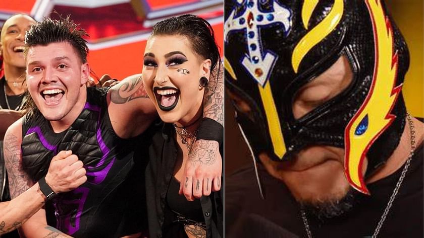 WWE: Dominik Mysterio shares video of Rey Mysterio botching his iconic ...