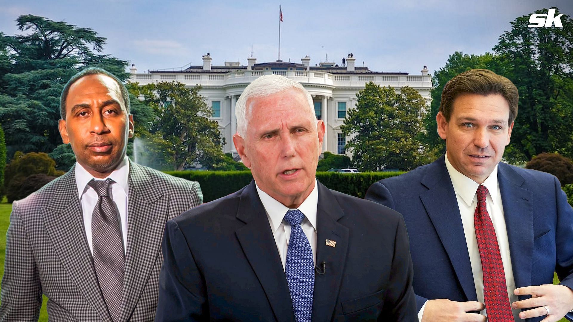 Stephen A. Smith called out Mike Pence and Ron De Santis for their alleged racist behavior.