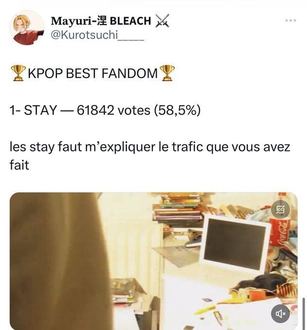 "STAYS2ndWIN" trends as STAYs wins Best and Worst Fandom in recent