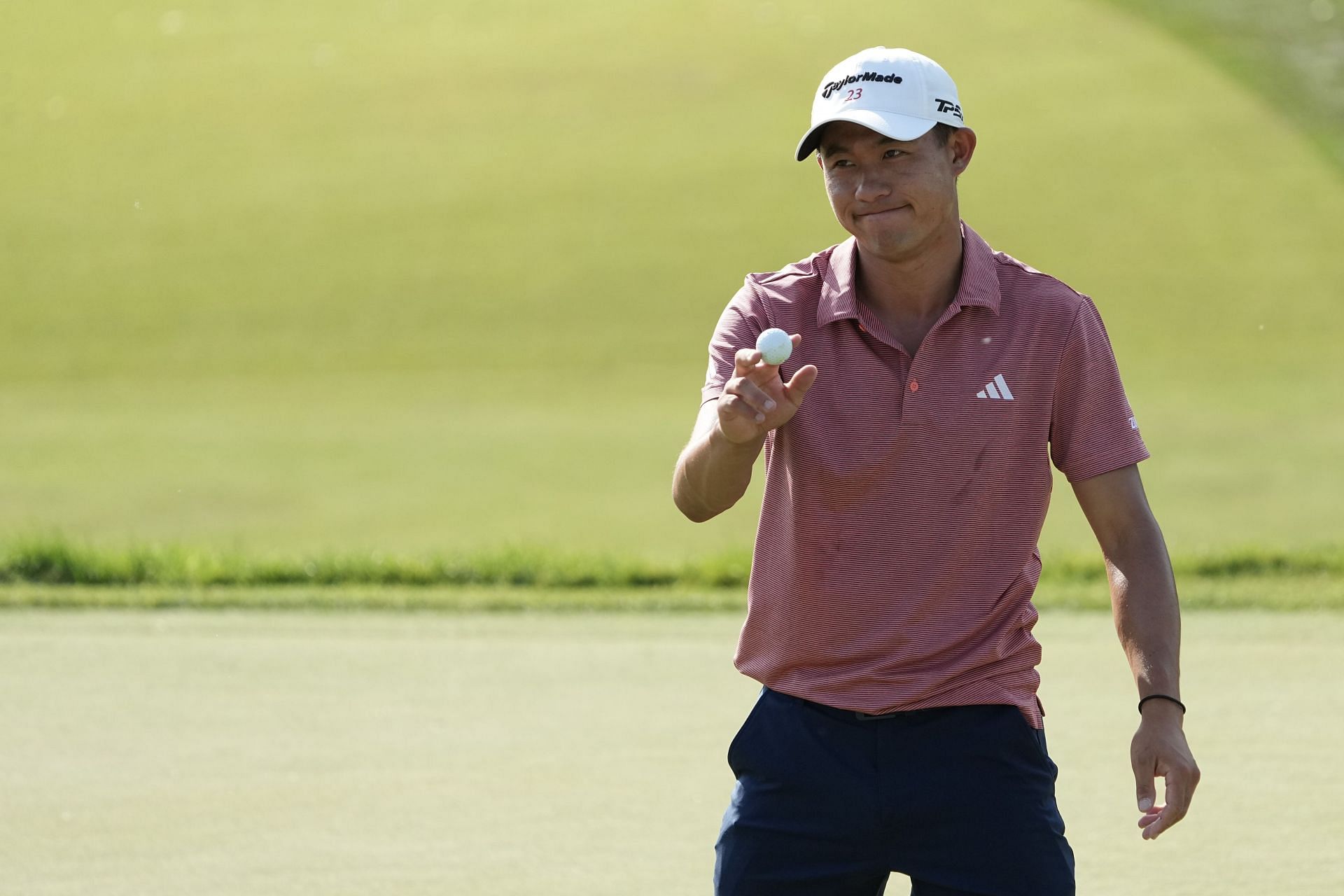 Collin Morikawa at the Memorial Tournament presented by Workday (Image via Getty).