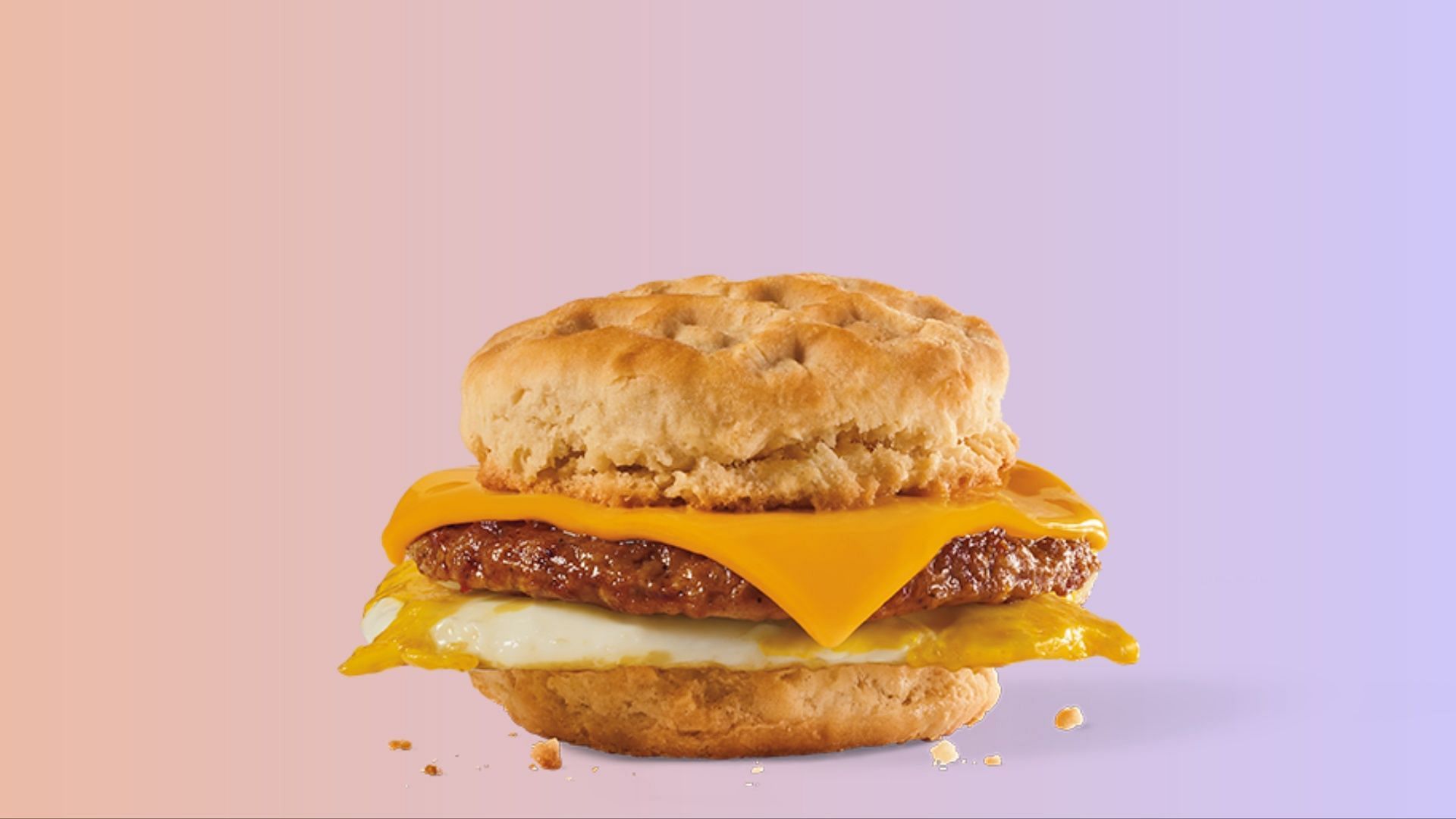 Sausage Cheddar Biscuit Breakfast Sandwich (Image via Jack in the Box)