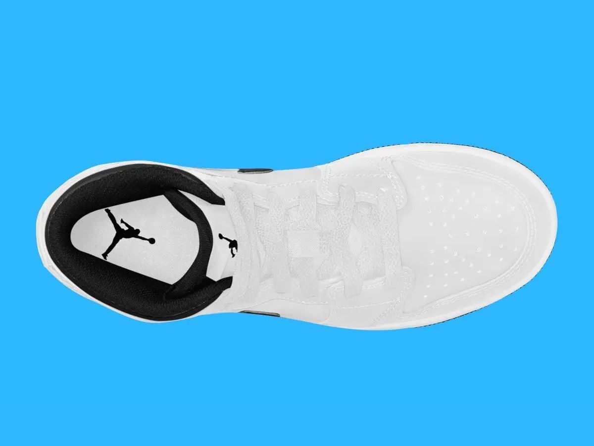 womens air jordan 1 mid white black