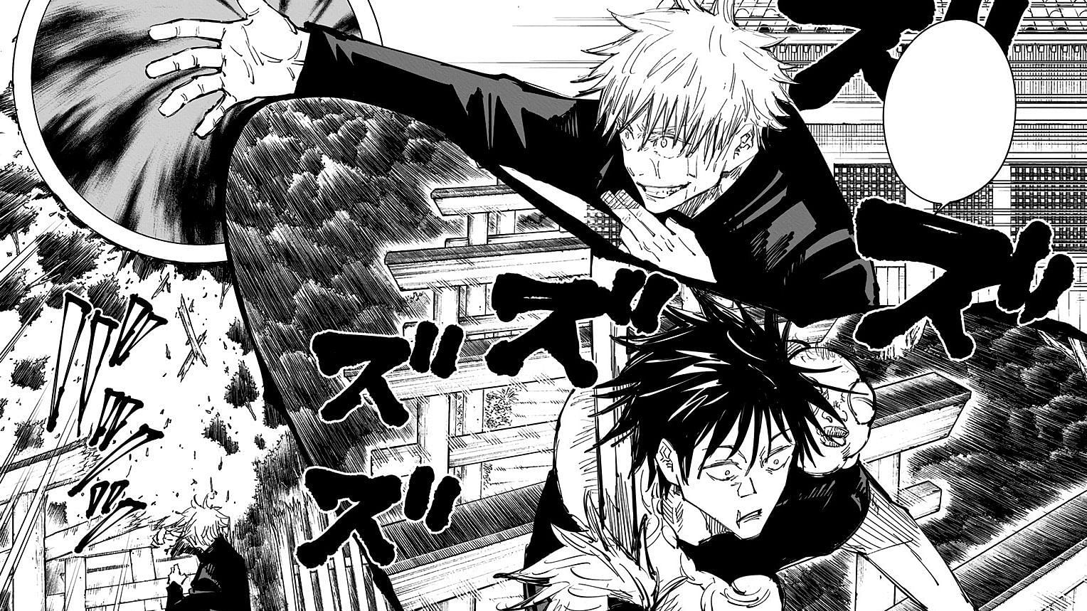 Gojo Satoru in Jujutsu Kaisen manga (Image via Gege Akutami)