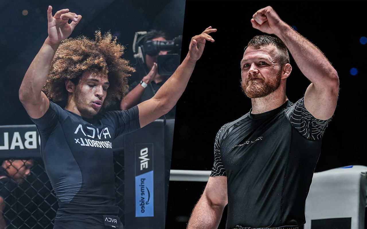 Kade Ruotolo (Left) faces Tommy Langaker (Right) at ONE Fight Night 11