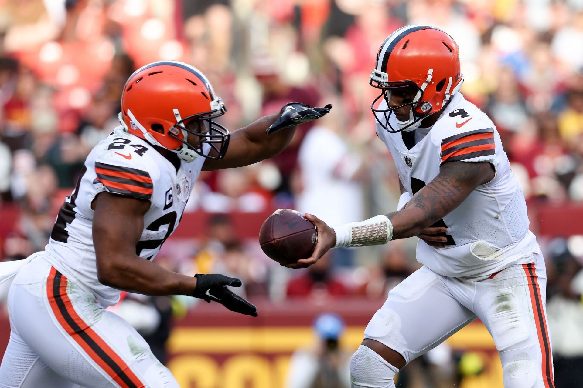 Deshaun Watson and Nick Chubb.