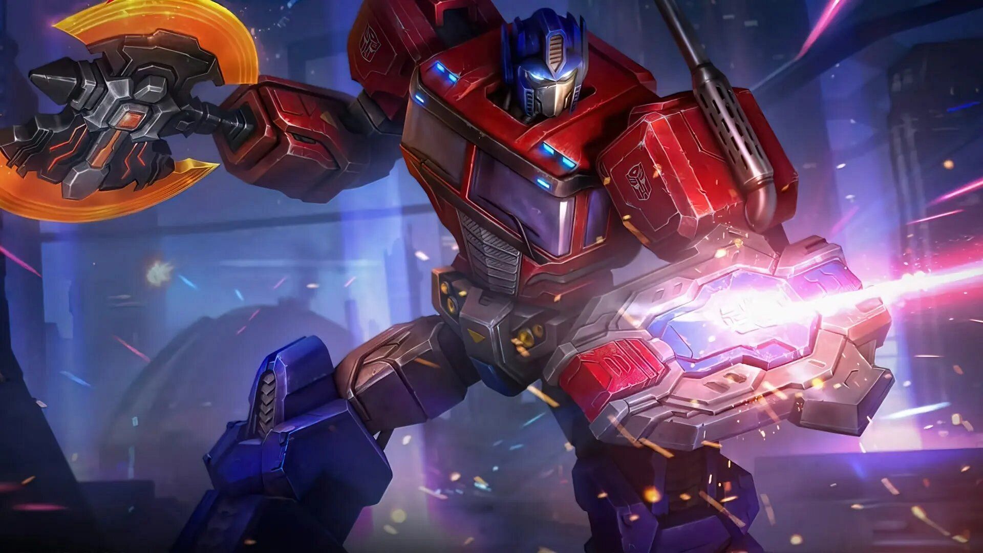 Optimus Prime is pretty sweaty now (Image via Epic Games)