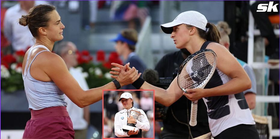 Iga Swiatek and Aryna Sabalenka on the women