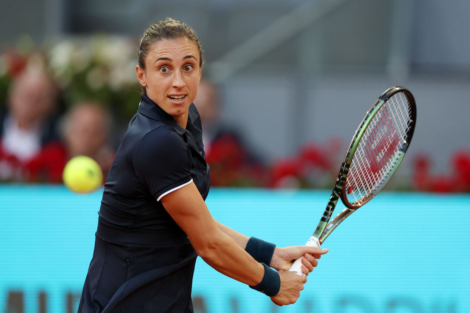 Petra Martic at the 2023 Madrid Open.