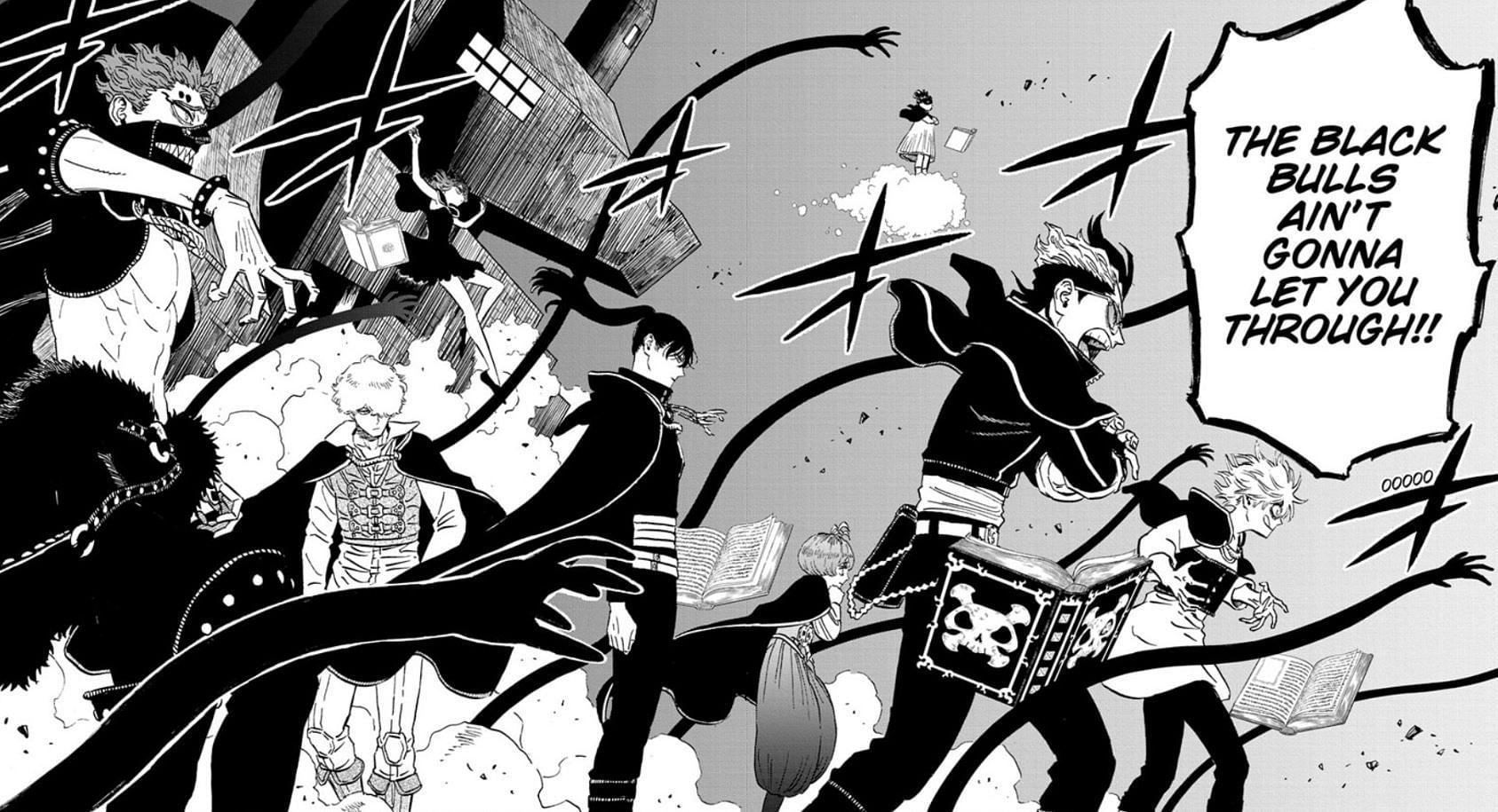 Black Bulls as seen in the Black Clover manga (Image via Shueisha)