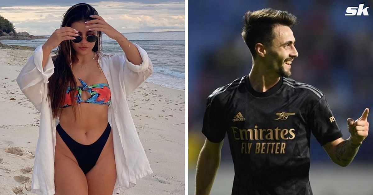 Arsenal star Fabio Vieira announces he&rsquo;s expecting first child with partner Carnira