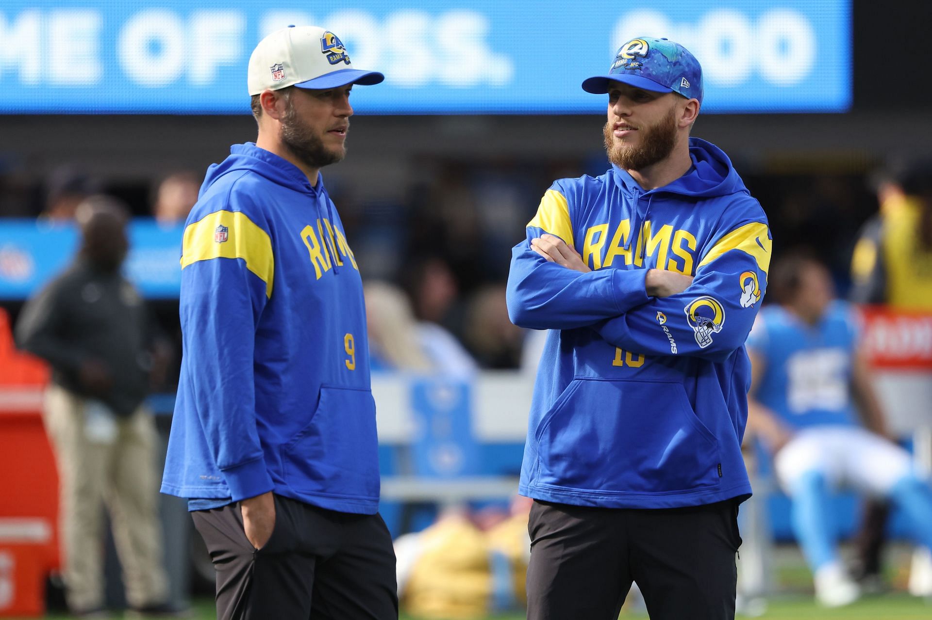 Matt Stafford and Cooper Kupp.