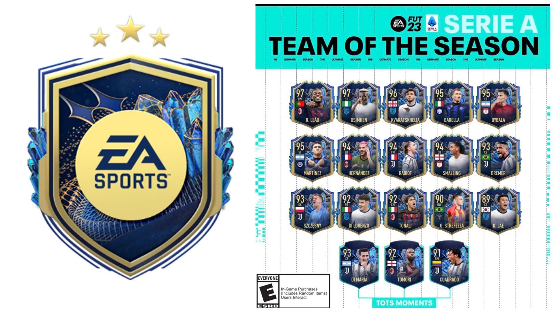 The latest TOTS Challenge is now live in FIFA 23 (Images via EA Sports)