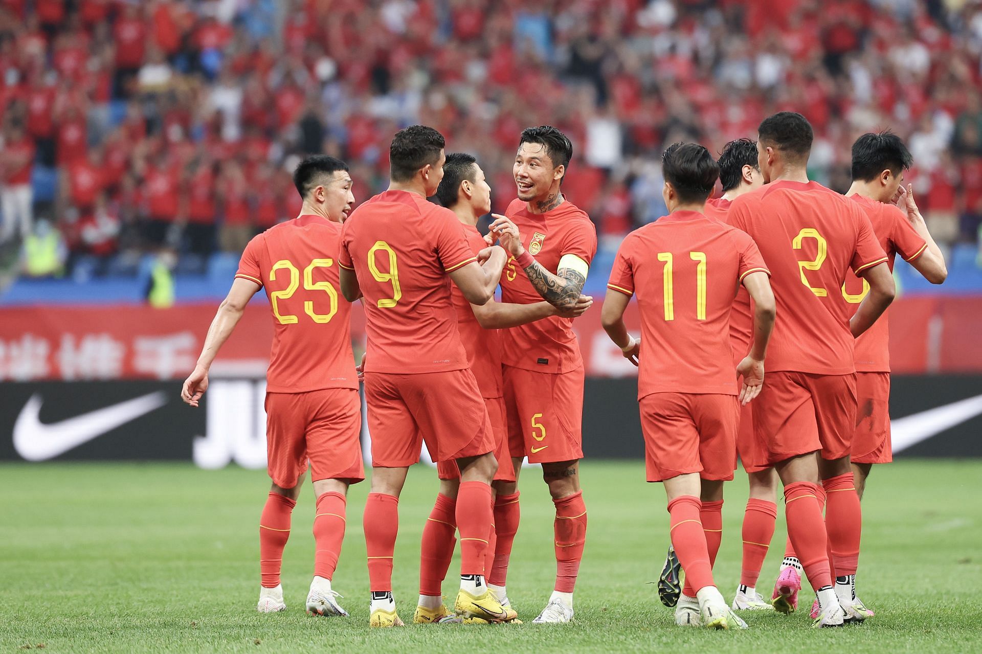 China National Football Team Vs Palestine National Football Team Lineups