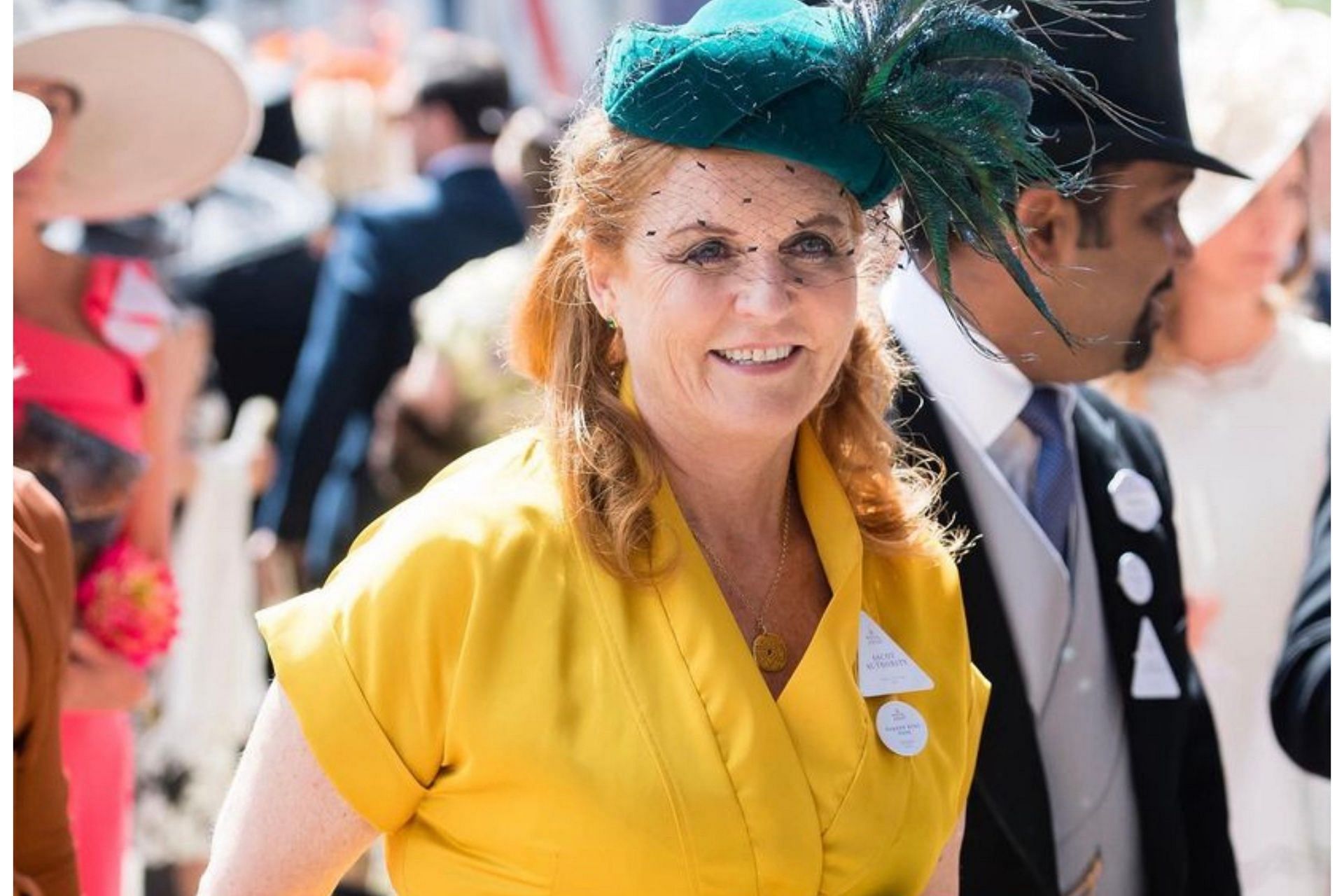 Sarah Ferguson was admitted to the King Edward VII Hospital. (Image via Instagram/hellocanadamag)