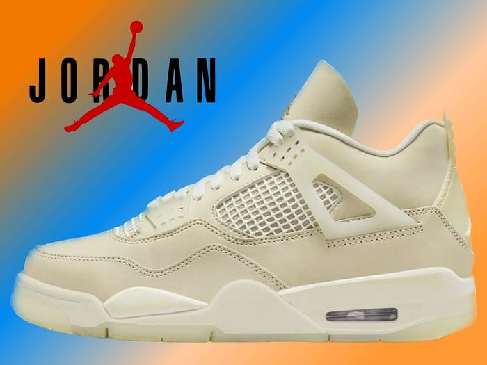 A New (Gilded) Air Jordan 4 Sail Is Rumored for 2024