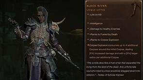 Black River in Diablo 4: How to get, Unique effects, Affixes, and more