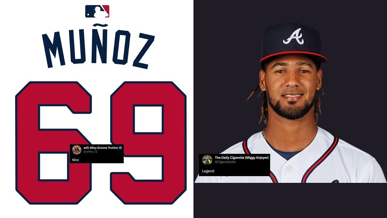 Legend Nice - MLB fans chuckle as Atlanta Braves player Roddery Munoz  becomes first to don uniform number 69 in franchise history