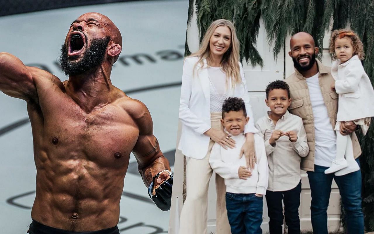 Demetrious Johnson with his family | Photo by ONE Championship