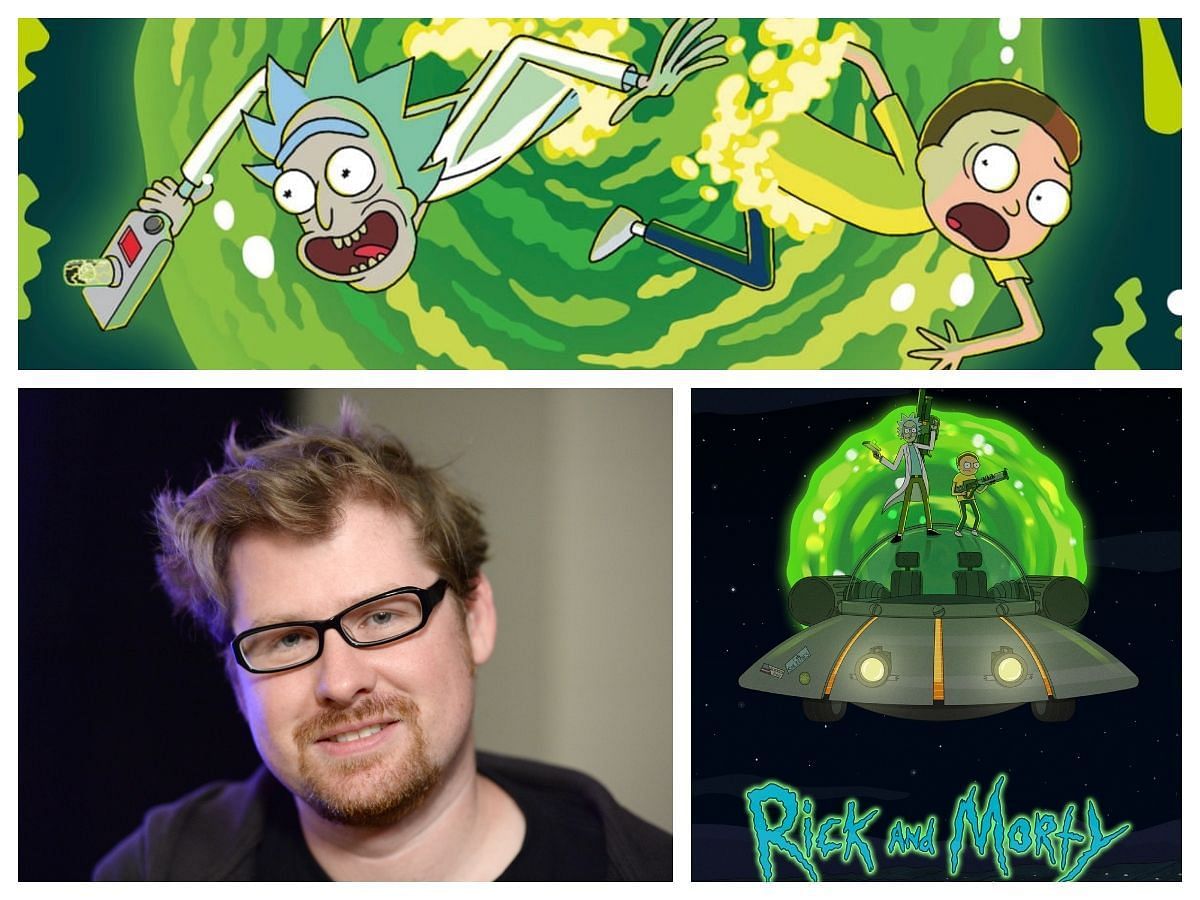Justin Roiland is the co-creator of Rick and Morty. (Photos via Cartoon Network/Getty/Sportskeeda)