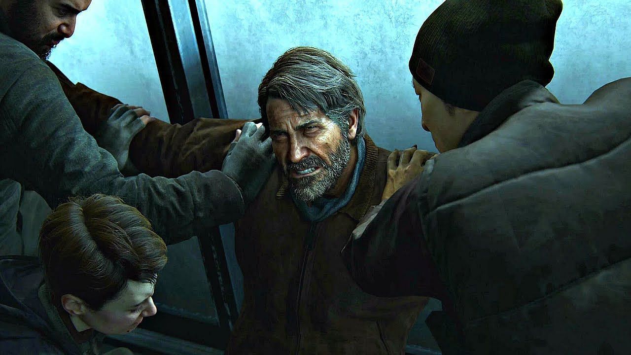 Joel&rsquo;s death in The Last of Us 2 (Image via Naughty Dog)