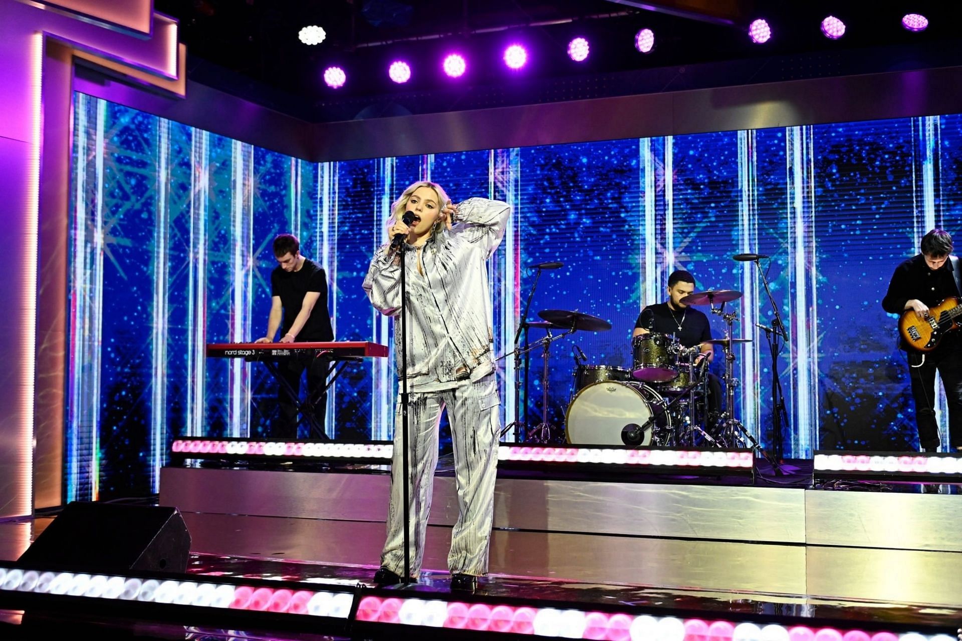 Rene Rapp at Good Morning America on ABC on  March 13, 2023 (Image via Getty Images)