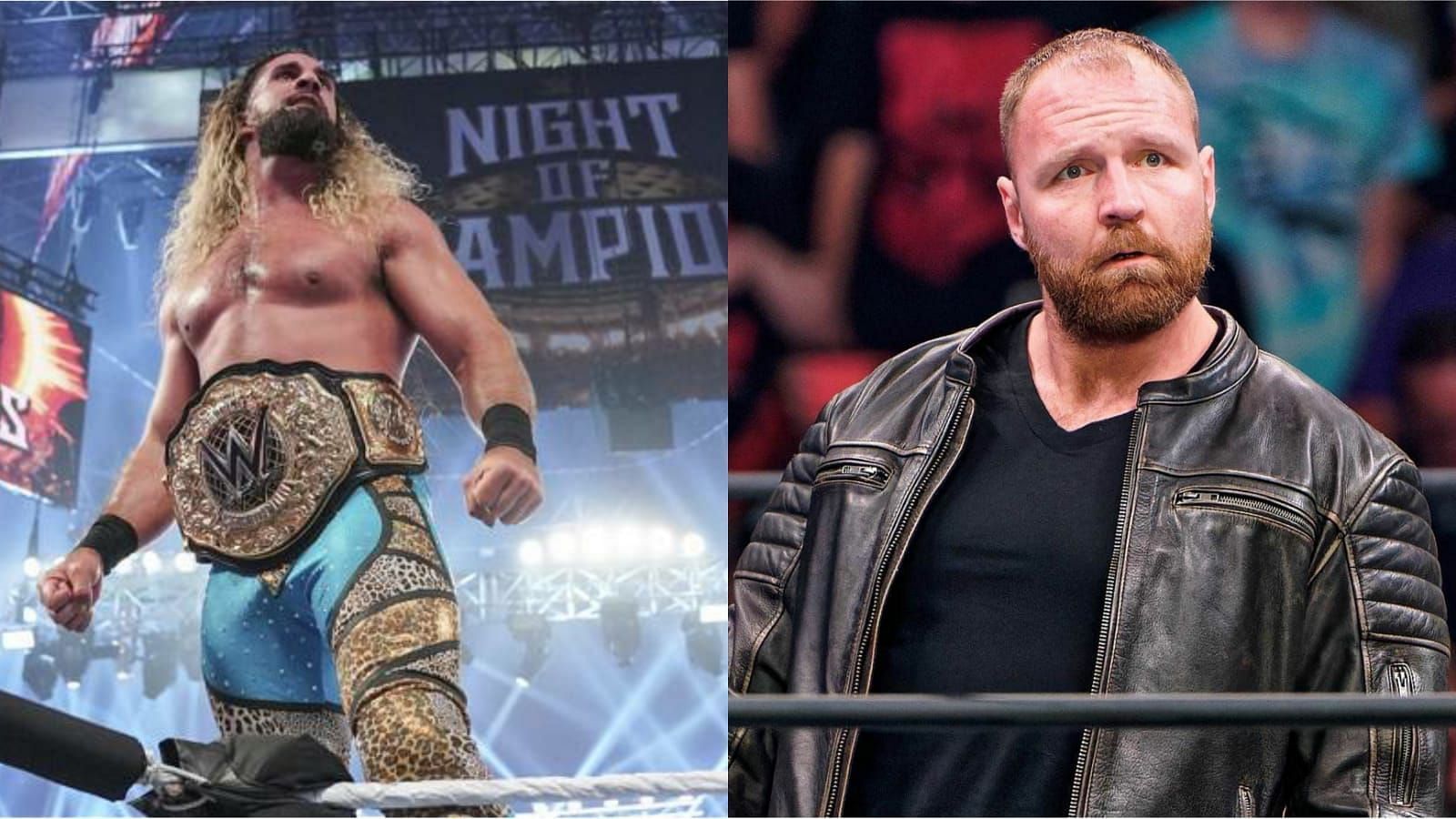 Seth Rollins (left) and Jon Moxley (right)