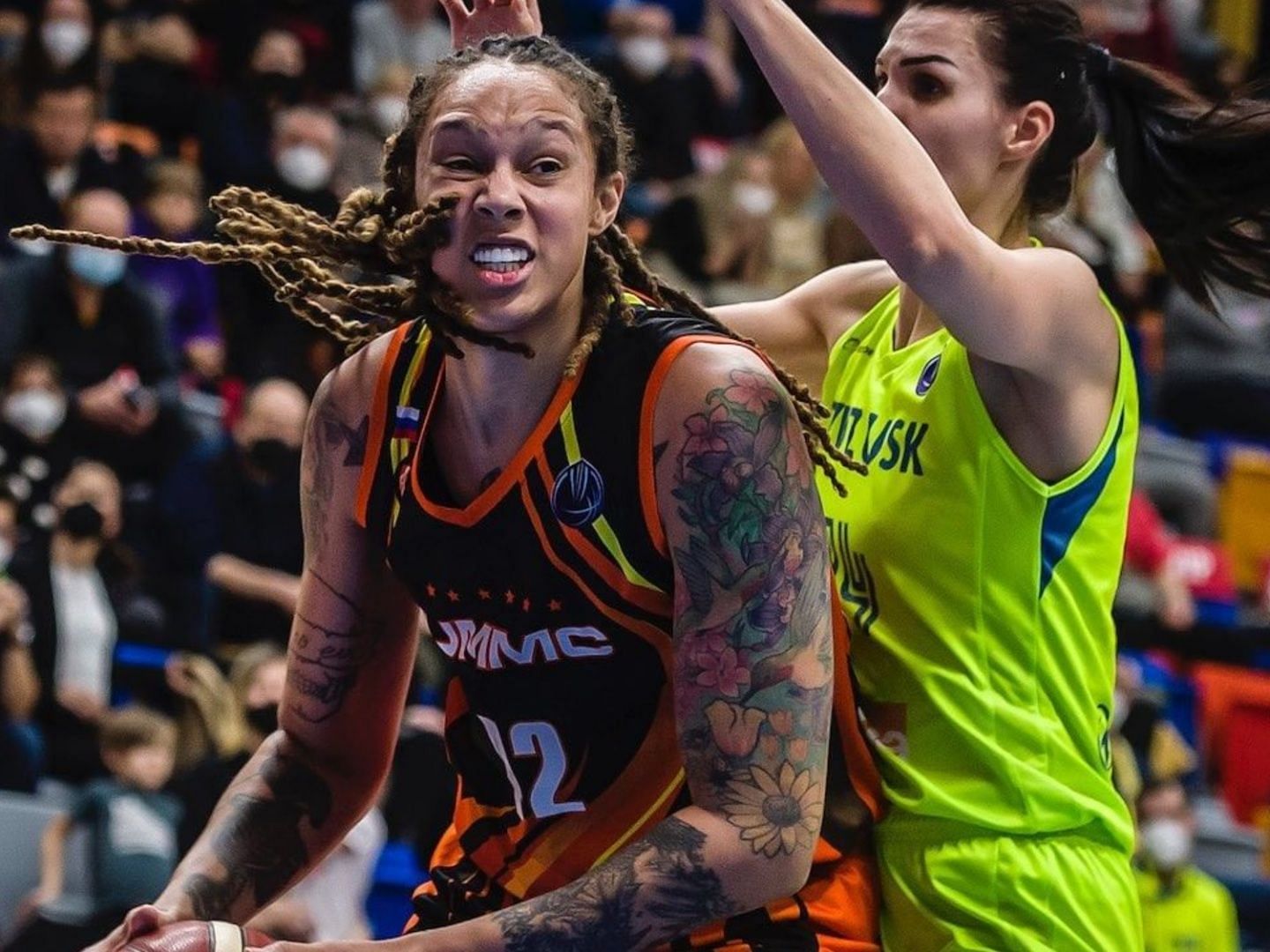 Brittney Griner playing for UMMC Ekaterinburg in Russia (Photo: UMMC Ekaterinburg/Instagram)