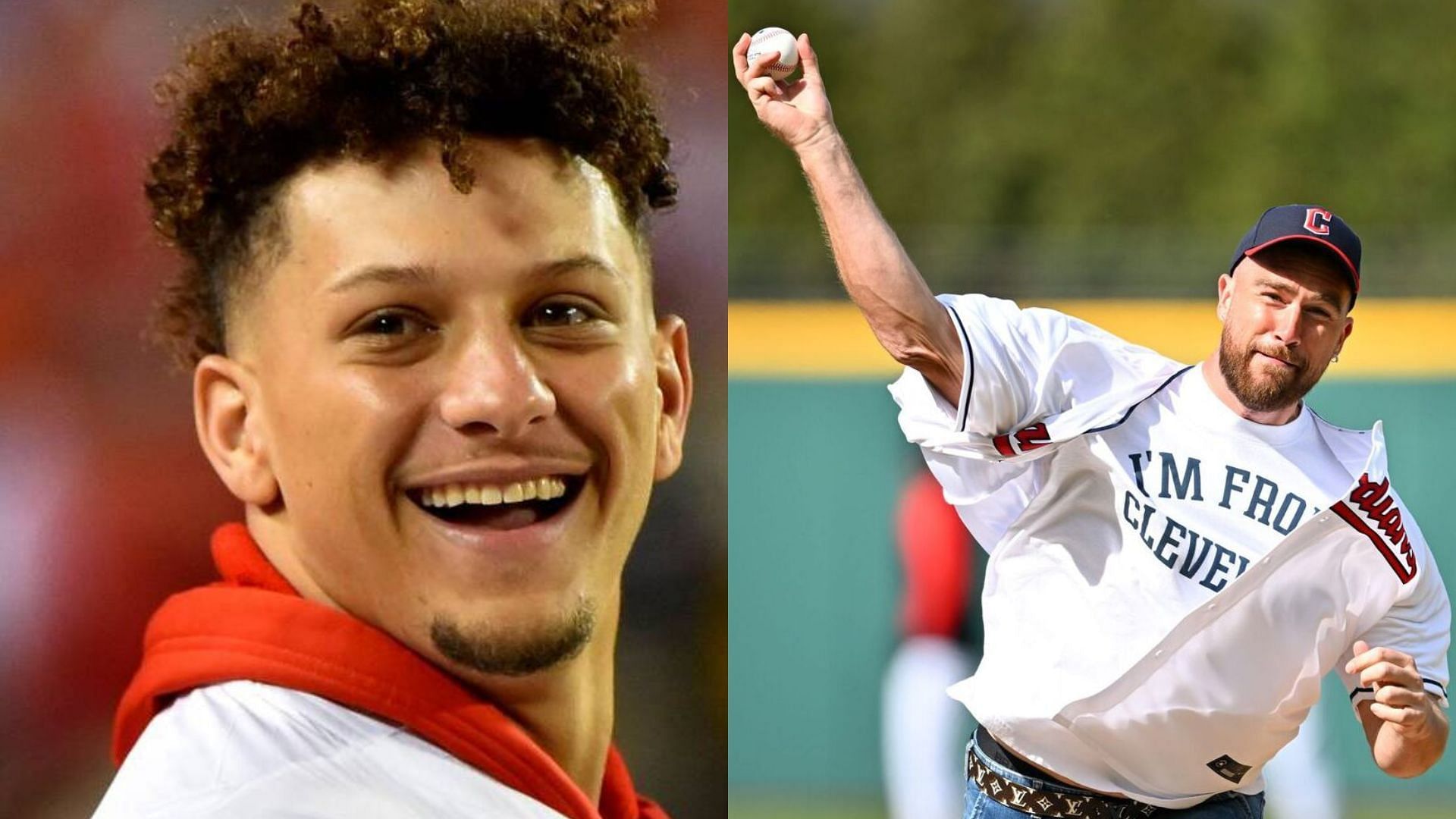 Chiefs' Patrick Mahomes hits long home run at Royals' celebrity softball  game