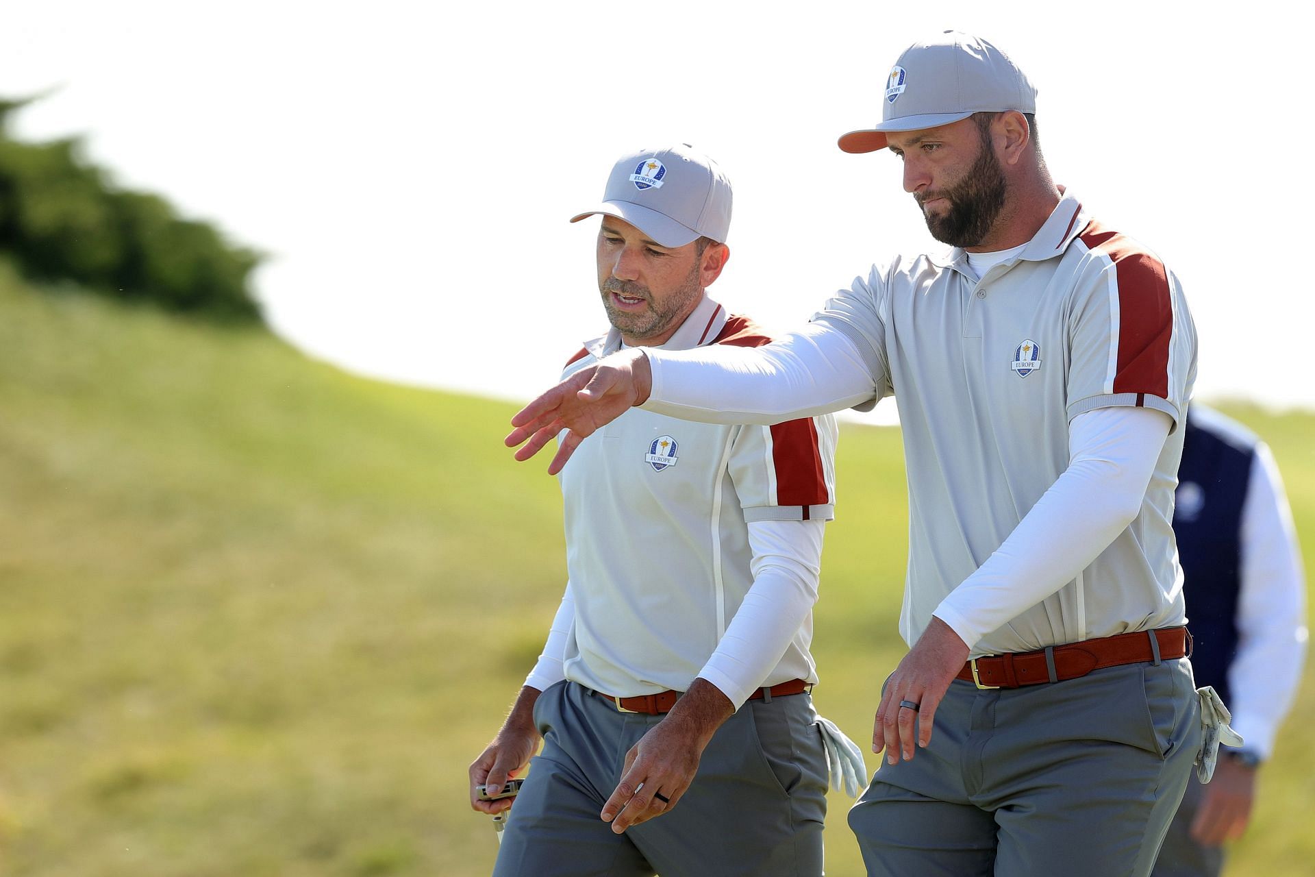 Jon Rahm and Sergio Garcia at the 43rd Ryder Cup - Morning Foursome Matches