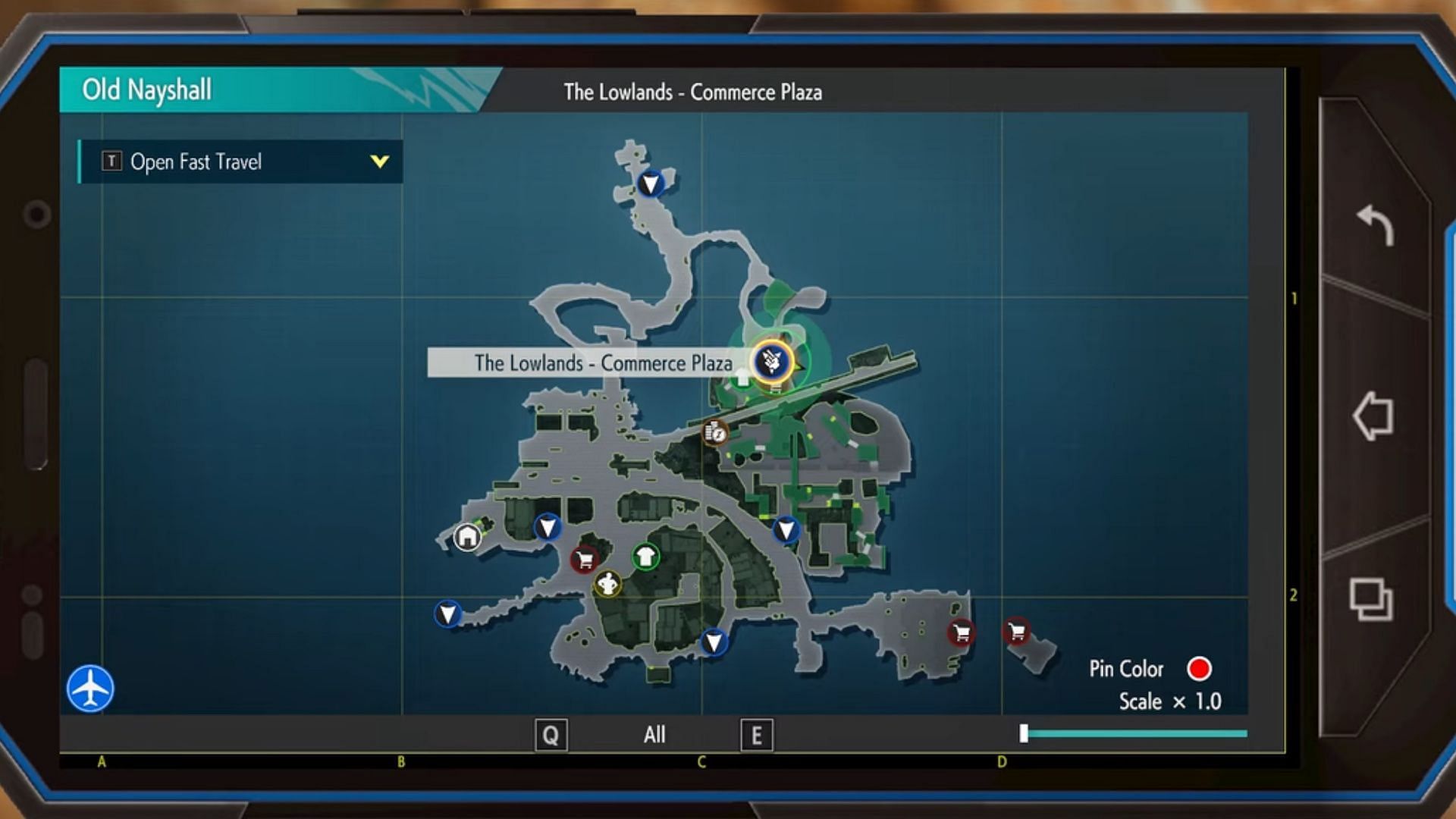 User-friendly map layout (Image via Capcom)