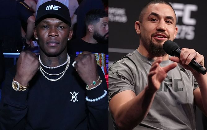 Robert Whittaker suspects hidden agenda in Israel Adesanya's Dricus Du Plessis prediction