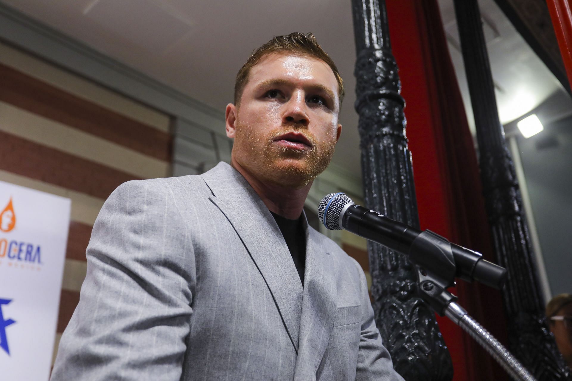 Saul &quot;Canelo&quot; Alvarez Unveils Wax Figure In Mexico City