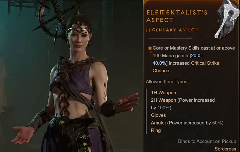 Elementalists Aspect In Diablo 4 How To Get Legendary Key Passive