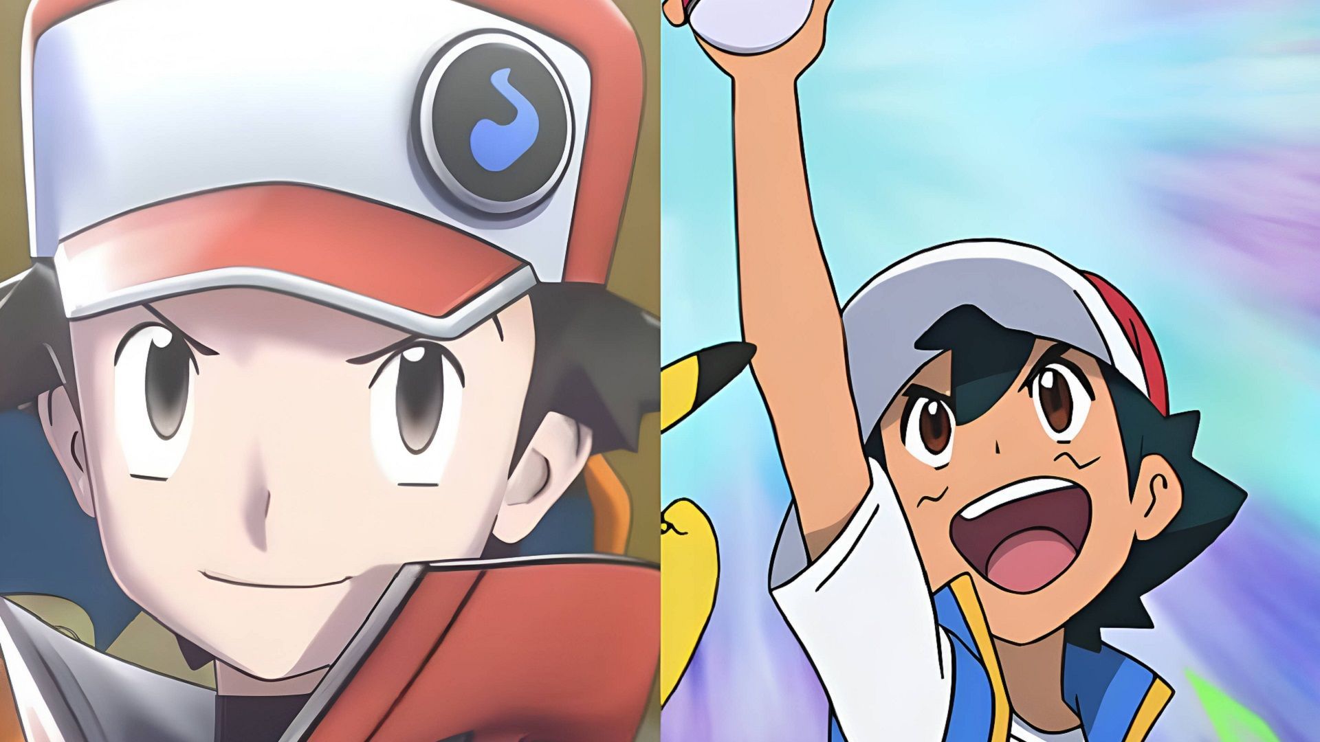 PARTY PARTY PARTY HARD — [Image: fanart of Ethan and Red from Pokémon.  Snow