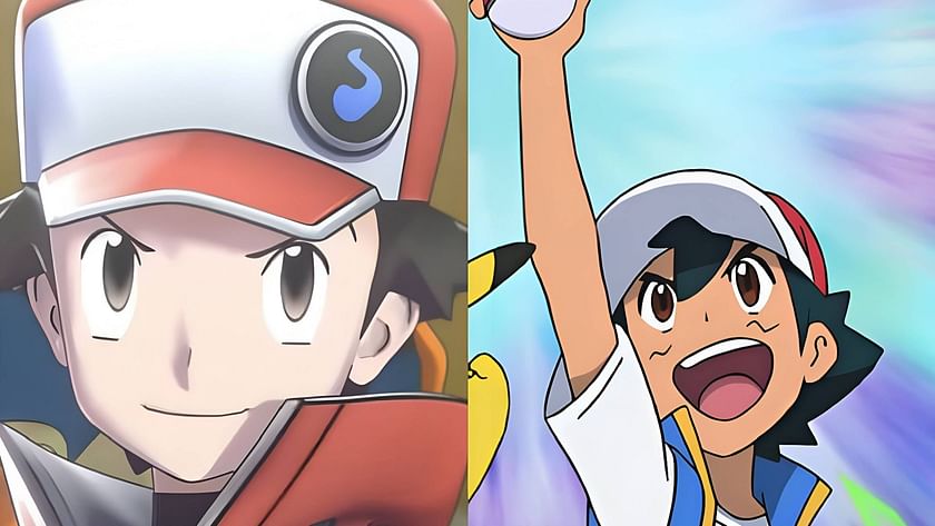 Is Ash, Red of the Red and Blue games in the anime