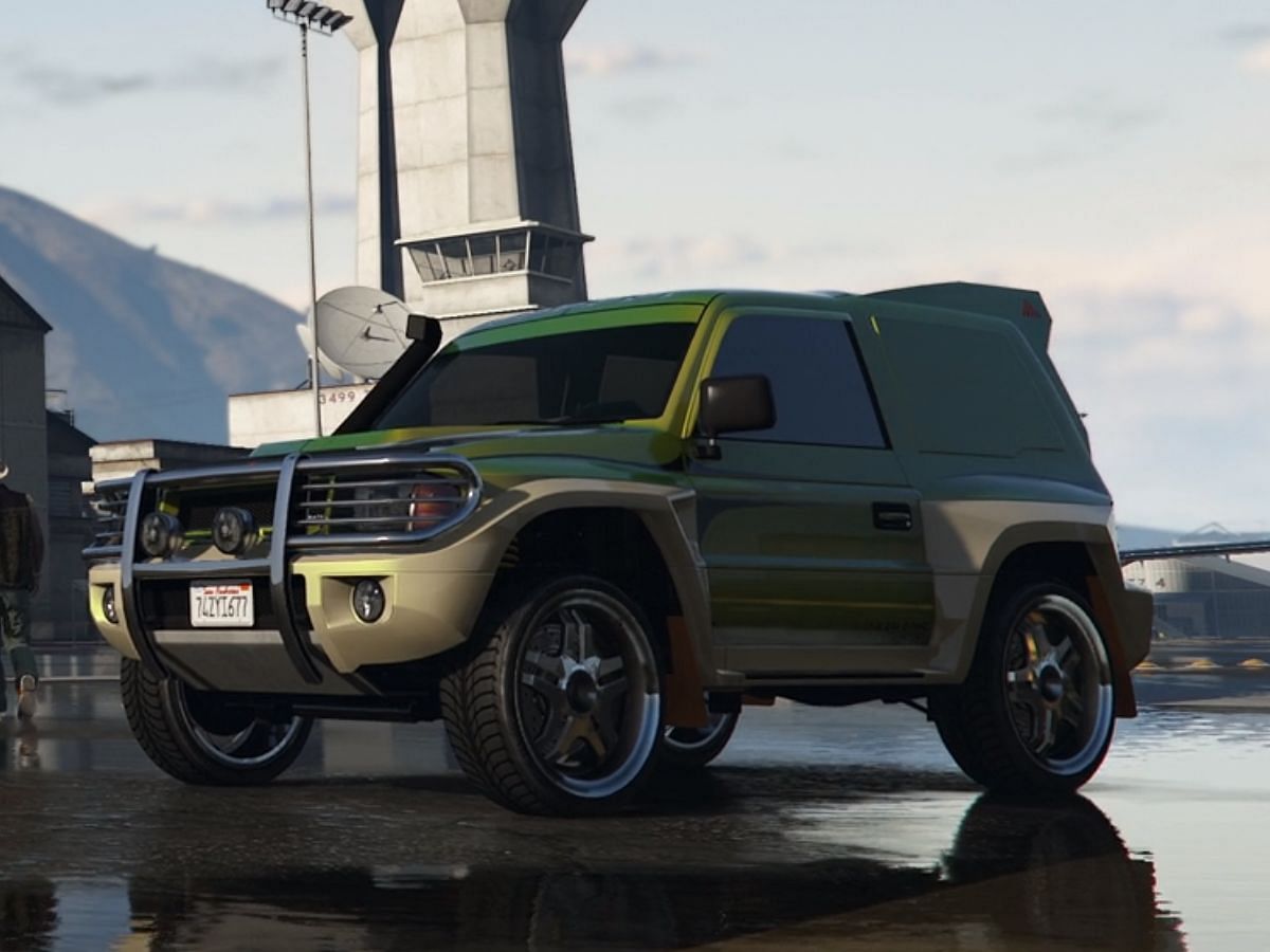 The Maibatsu offroader as seen in the trailer (Image via Rockstar Games)