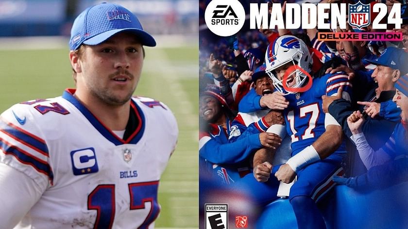 Did you notice this glitch in the Josh Allen Madden cover?