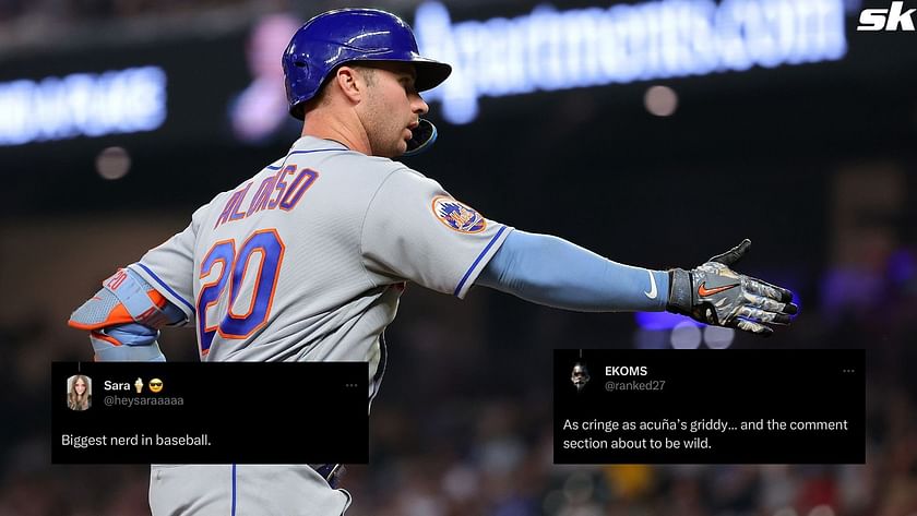 New York Mets fans react to Pete Alonso hitting a home run after