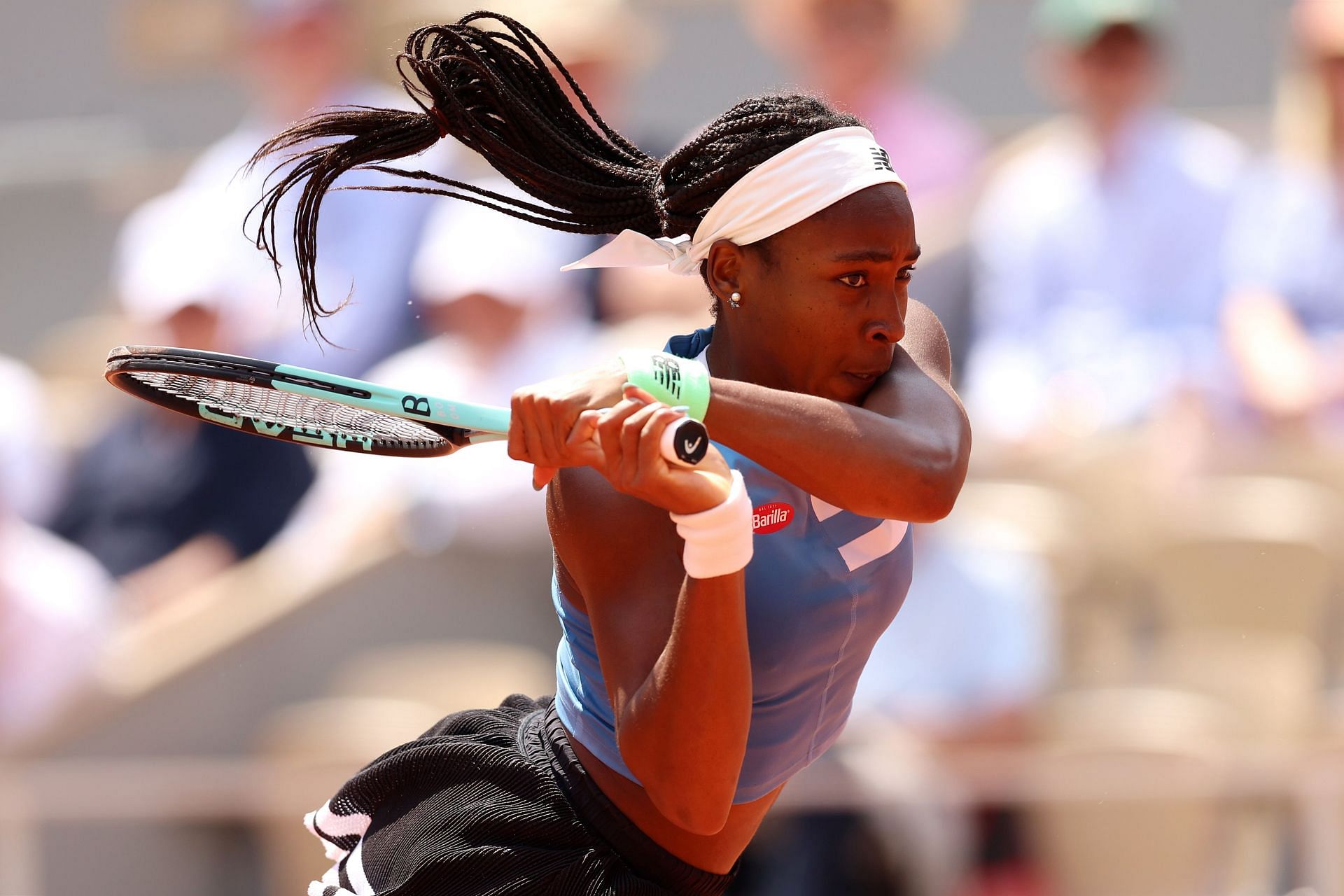 Coco Gauff in the 2023 French Open