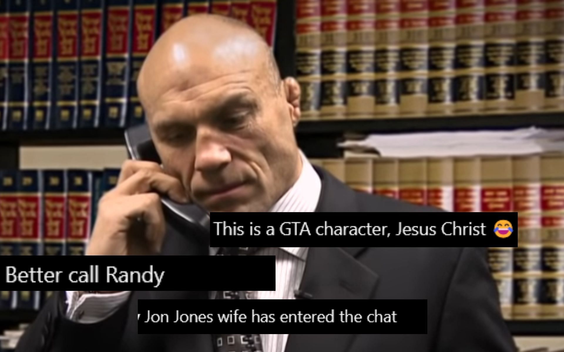 Randy Couture as divorce attorney