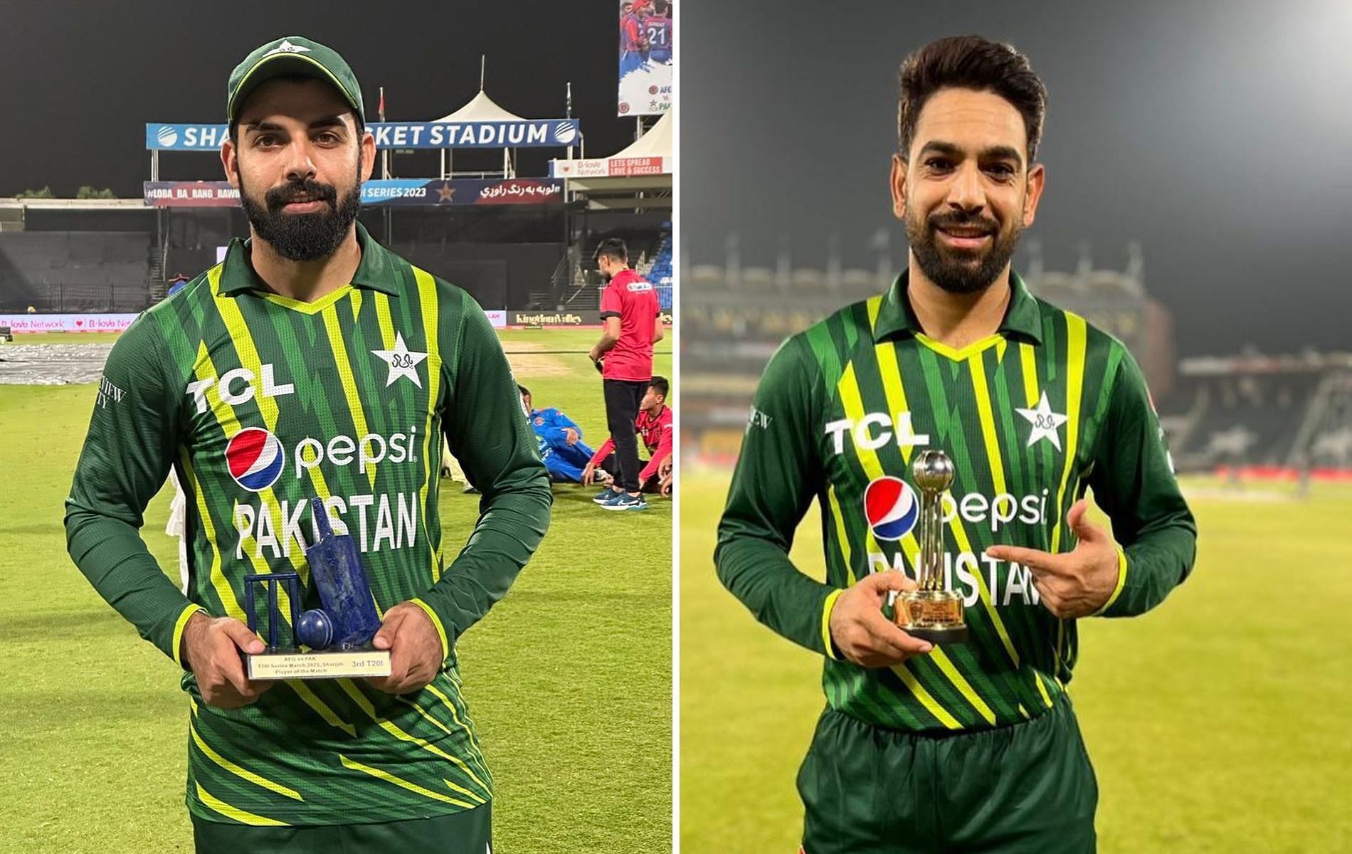 Shadab Khan (L) and Haris Rauf. (Pics: Instagram)